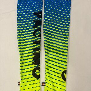 Pactimo Blue and Yellow Cycling Arm Warmers